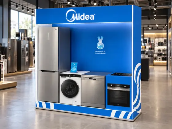 Display de electrodomésticos para Midea