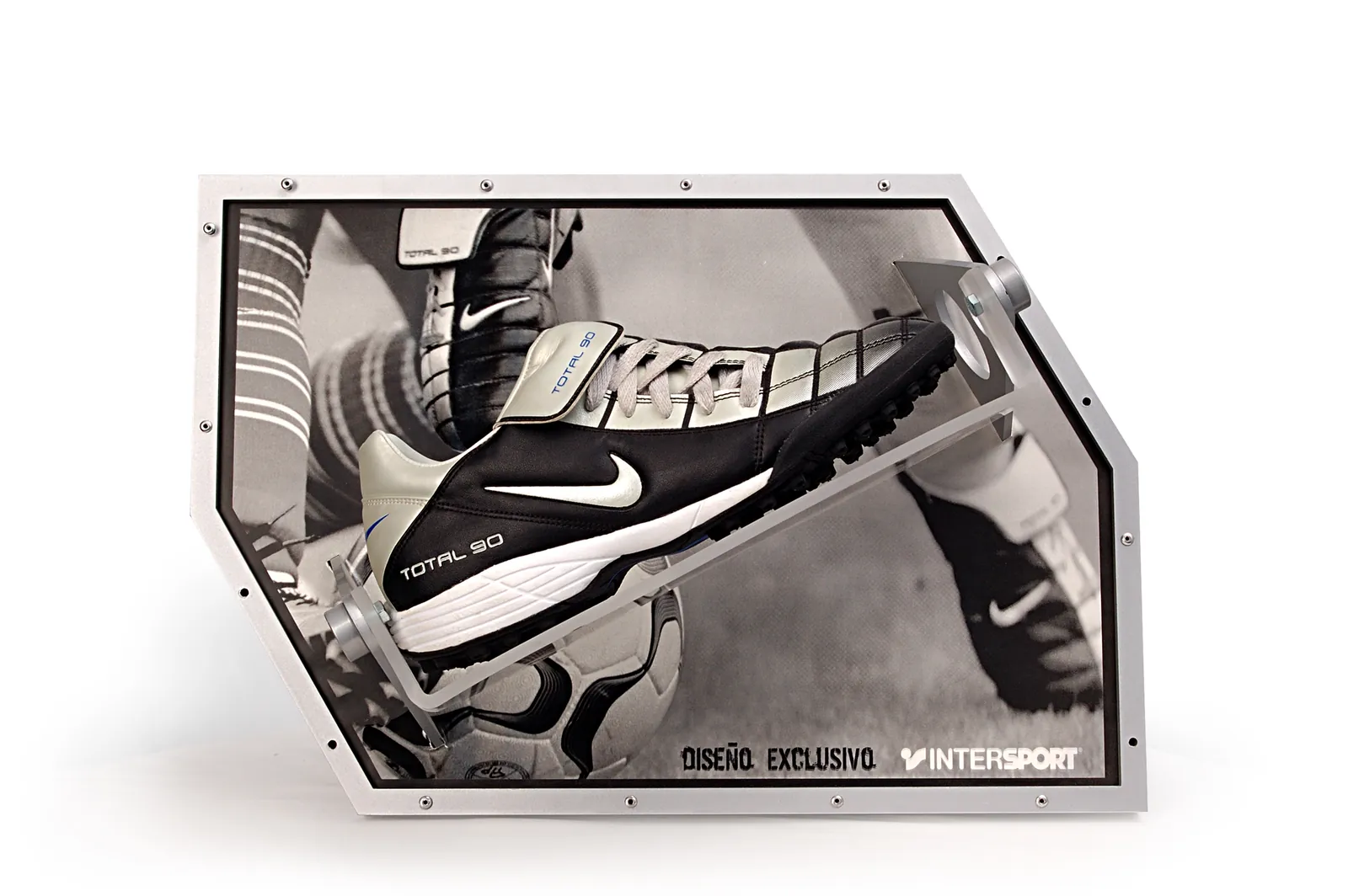 Expositor de sobremesa para calzado Nike